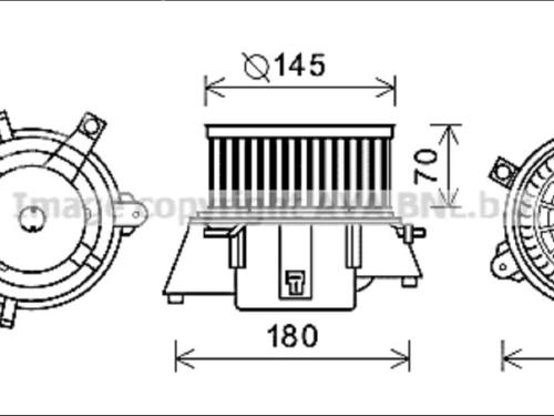 Used Heater blower motor Heater blower motor FIAT DOBLO Box Body/MPV (223_) [2000-2026] 33574697 33574697