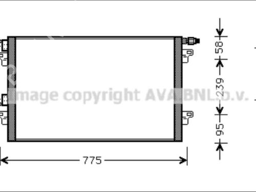 AC Kondensor AC Kondensor RENAULT LAGUNA II (BG0/1_) [2001-2007] 36574687 36574687