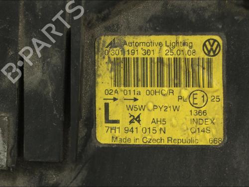 Used Left headlight Left headlight VW TRANSPORTER T5 Van (7HA, 7HH, 7EA, 7EH) 1.9 TDI (105 hp) 33572497 33572497