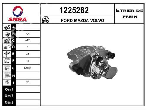 Used Right rear brake caliper Right rear brake caliper VOLVO V50 (545) 2.0 D (136 hp) 35909735 35909735