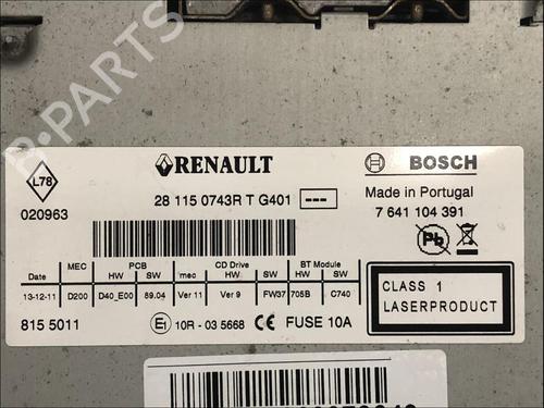Radio RENAULT MEGANE III Hatchback (BZ0/1_, B3_) 1.5 dCi (BZ09, BZ0D, BZ1W, BZ29, BZ14) | BP33577331E6 - Image 2