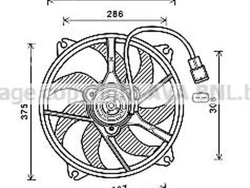 radiator-fan-citroen-c4-ii-nc_-2009-35914395 main image
