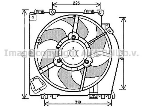 radiator-fan-renault-clio-iii-br01-cr01-2005-2006-2007-2008-2009-2010-2011-2012-2013-2014-35914661 main image