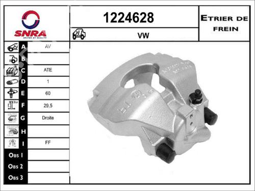 Used Right front brake caliper Right front brake caliper 36575671 36575671