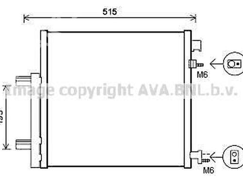 AC radiator CHEVROLET SPARK (M300) | BP35910904M32 - Image 2
