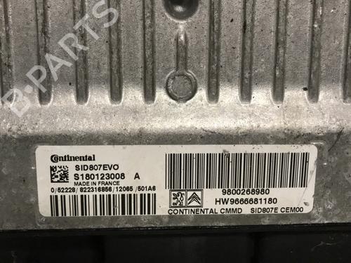 Used Engine control unit (ECU) Engine control unit (ECU) PEUGEOT 3008 I MPV (0U_) 1.6 HDi (112 hp) 33600587 33600587