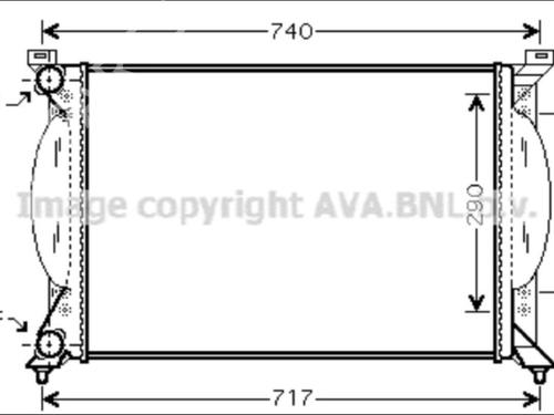 Water radiator AUDI A4 B7 Avant (8ED) | BP35908896M31 - Image 3