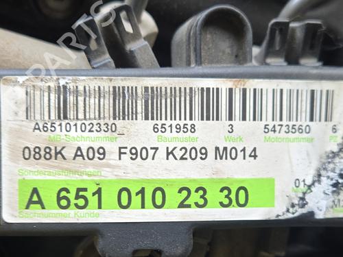 Used Engine Engine MERCEDES-BENZ SPRINTER 3,5-t Van (B907, B910) 316 CDI RWD (907.631, 907.633, 907.635, 907.637) (163 hp) 33591628 33591628