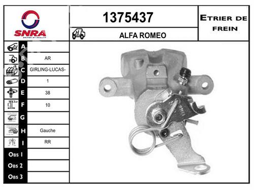 Venstre bremsekaliber bag Venstre bremsekaliber bag ALFA ROMEO MITO (955_) 1.3 MultiJet (955AXP1A, 955AYC1A) (95 hp) 33804903 33804903