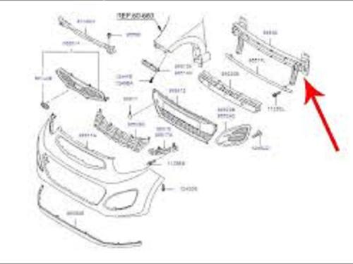 front-bumper-reinforcement-kia-picanto-ii-ta-2011-2012-2013-2014-2015-2016-2017-2018-33588041 main image