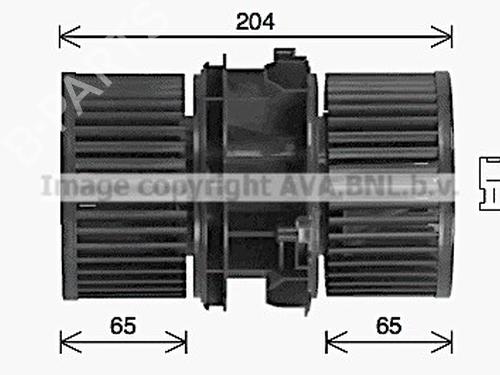 Used Heater blower motor Heater blower motor RENAULT FLUENCE (L3_) 1.5 dCi (L30A) (86 hp) 33708610 33708610