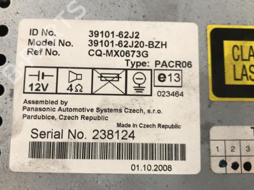Radio SUZUKI SWIFT III (MZ, EZ) | BP33890255E6 - Image 2