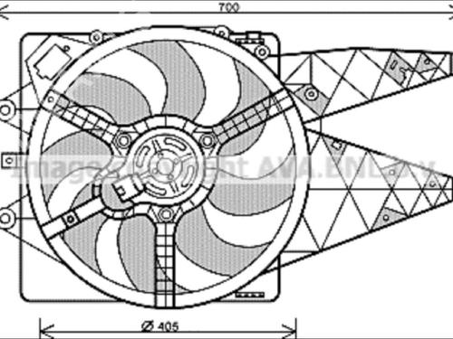 Used Radiator fan Radiator fan OPEL CORSA D (S07) 1.7 CDTI (L08, L68) (130 hp) 35909159 35909159