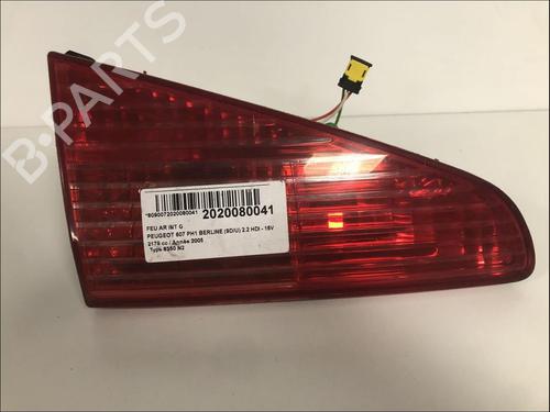 Used Left tailgate light Left tailgate light PEUGEOT 607 (9D, 9U) 2.2 HDi (133 hp) 33582062 33582062