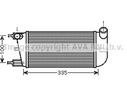 Intercooler Intercooler FIAT 500 (312_) 1.3 D Multijet (312AXB1A) (75 hp) 34722726 34722726