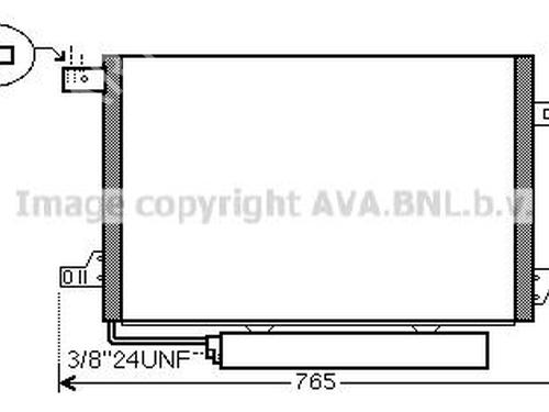 Used AC radiator AC radiator MERCEDES-BENZ B-CLASS Sports Tourer (W245) B 180 CDI (245.207) (109 hp) 33601148 33601148