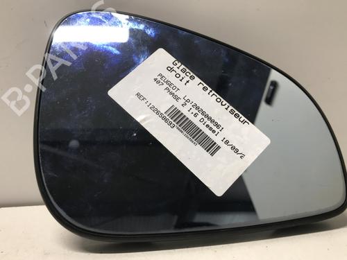 Used Right mirror glass Right mirror glass PEUGEOT 407 (6D_) 1.6 HDi 110 (6D9HZC, 6D9HYC) (109 hp) 33603713 33603713
