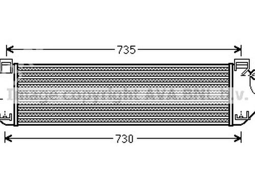 Used Intercooler Intercooler FORD GRAND C-MAX (DXA/CB7, DXA/CEU) 2.0 TDCi (115 hp) 33593887 33593887