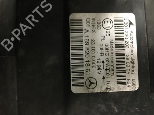 Used Right headlight Right headlight MERCEDES-BENZ B-CLASS Sports Tourer (W245) B 200 CDI (245.208) (140 hp) 33590861 33590861