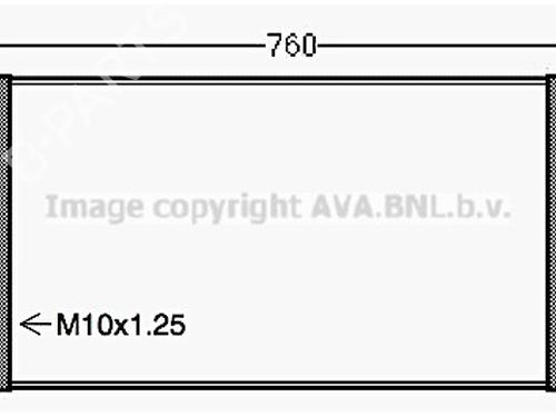 Used AC radiator AC radiator RENAULT SCÉNIC III (JZ0/1_) 1.5 dCi (106 hp) 33653630 33653630