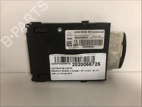 Used Card reader Card reader RENAULT SCÉNIC III (JZ0/1_) 1.5 dCi (106 hp) 33581707 33581707