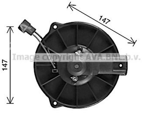 Used Heater blower motor Heater blower motor VOLVO V40 Estate (645) 1.9 DI (115 hp) 35910881 35910881