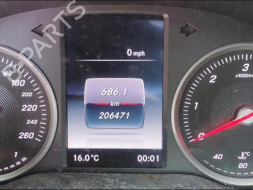 Used Instrument cluster Instrument cluster MERCEDES-BENZ C-CLASS (W205) C 220 BlueTEC / d (205.002, 205.004) (170 hp) 33586964 33586964