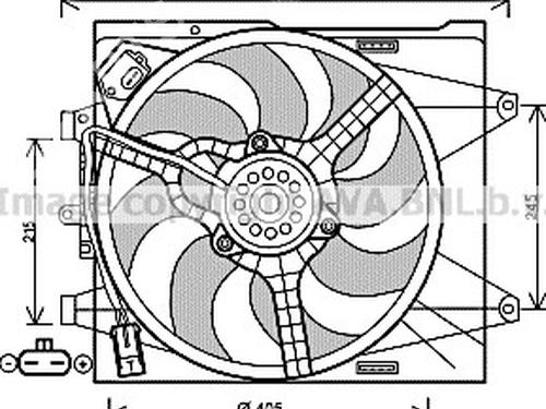 Elettroventola radiatore Elettroventola radiatore 39114855 39114855