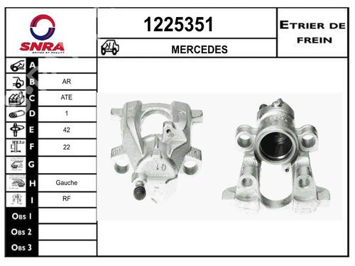 left-rear-brake-caliper-mercedes-benz-m-class-w164-2005-2006-2007-2008-2009-2010-2011-2012-35915136 main image
