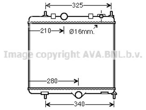 Used Water radiator Water radiator PEUGEOT 3008 I MPV (0U_) [2009-2017] 33731111 33731111