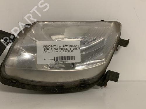 Used Right front fog light Right front fog light PEUGEOT 308 SW I (4E_, 4H_) 1.6 HDi (109 hp) 33592778 33592778
