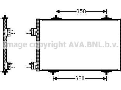 Used AC radiator AC radiator CITROËN C5 III Break (RW_) 1.6 HDi 115 (114 hp) 33601664 33601664