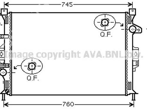 Water radiator FORD KUGA I | BP35911344M31 - Image 2