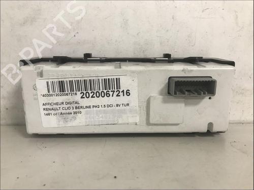 Used Display monitor Display monitor RENAULT CLIO III Hatchback Van (SB_, SR_) [2005-2026] 33581062 33581062