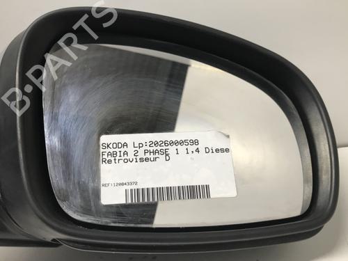 Used Right mirror Right mirror SKODA FABIA II (542) [2006-2014] 33601384 33601384