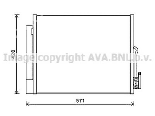 ac-radiator-opel-meriva-b-mpv-s10-2010-2011-2012-2013-2014-2015-2016-2017-33774008 main image