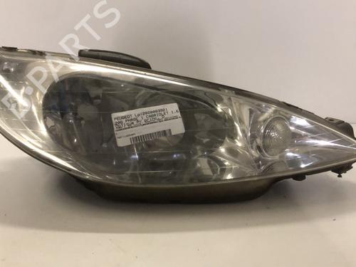 Used Right headlight Right headlight PEUGEOT 206 CC (2D) [2000-2008] 33589560 33589560