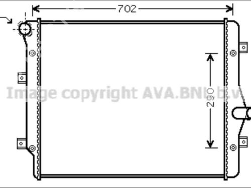 Used Water radiator Water radiator VW GOLF VI (5K1) [2008-2014] 33586777 33586777