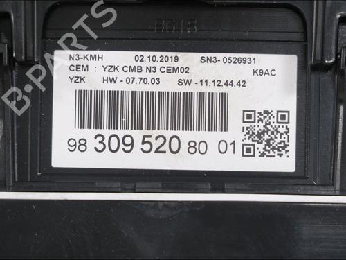 Used Instrument cluster Instrument cluster CITROËN BERLINGO Box Body/MPV (K9) [2018-2026] 33573343 33573343