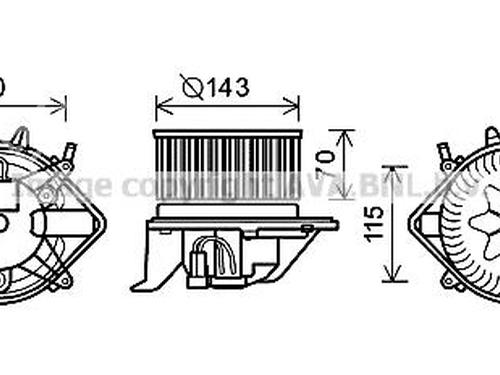 heater-blower-motor-mini-mini-r56-2005-2006-2007-2008-2009-2010-2011-2012-2013-2014-35910692 main image