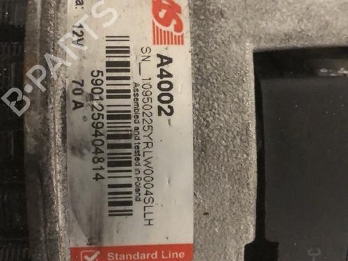 Used Alternator Alternator FORD TRANSIT Platform/Chassis (E_ _) 2.5 DI (EME/L/S, ENE/L/S) (80 hp) 33739263 33739263