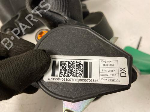 Front right seatbelt OPEL COMBO Box Body/MPV (X12) 1.3 CDTI (B05) | BP39256630I25 - Image 2