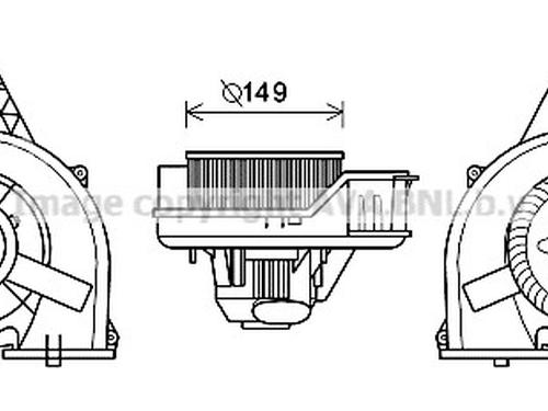 Varmeblæser Varmeblæser VW POLO V (6R1, 6C1) [2009-2022] 36002873 36002873