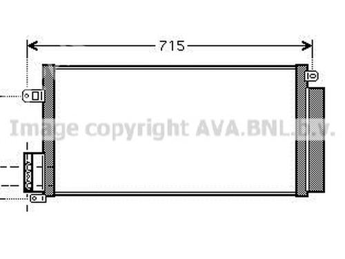Used AC radiator AC radiator OPEL CORSA D (S07) [2006-2015] 33653542 33653542