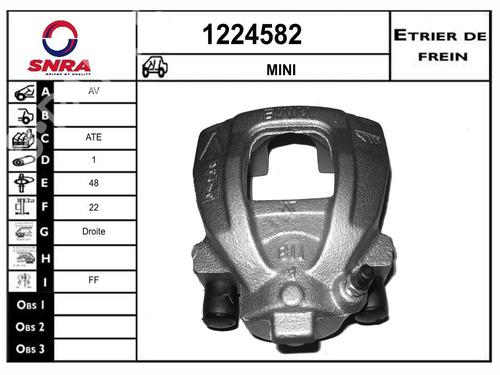 right-front-brake-caliper-mini-mini-r50-r53-2001-2002-2003-2004-2005-2006-34451718 main image