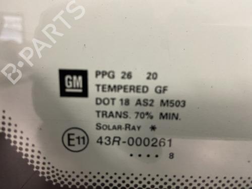 Vidro triangular frente direito Vidro triangular frente direito OPEL MERIVA A MPV (X03) 1.7 CDTI (E75) (100 hp) 36261075 36261075
