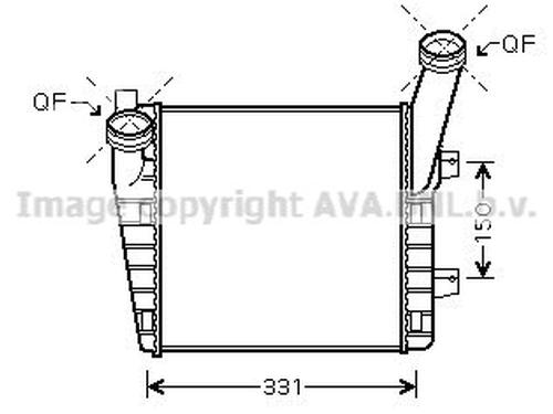 Used Intercooler Intercooler AUDI Q7 (4LB) 3.0 TDI quattro (240 hp) 33603045 33603045