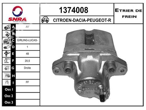 Used Right front brake caliper Right front brake caliper 36580619 36580619