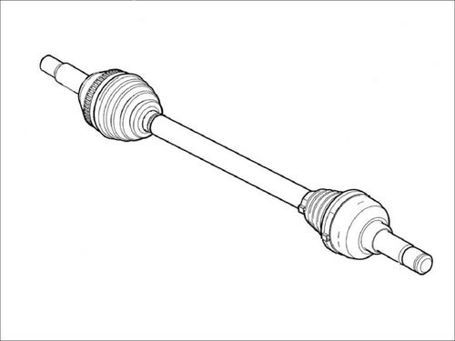 Used Right rear driveshaft Right rear driveshaft AUDI A6 C6 Avant (4F5) [2004-2011] 33581748 33581748