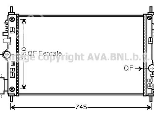 Used Water radiator Water radiator OPEL INSIGNIA A Saloon (G09) [2008-2017] 33851375 33851375